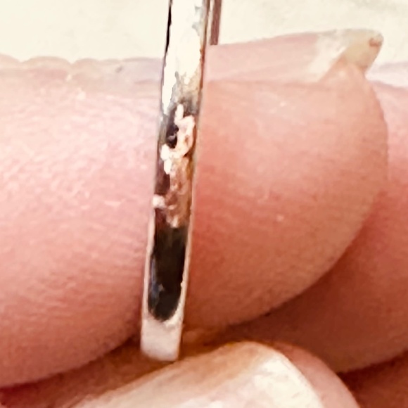 Silver Tone Heart & Cross Ring Open & Adjustable Vintage - Picture 10 of 12